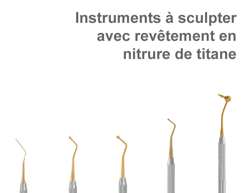 Instruments à Sculpter Nitrure de Titane